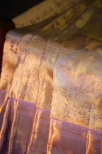 Kanchi Bridal Saree in Gold & Lavender