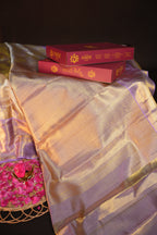 Kanchi Bridal Saree in Gold & Lavender