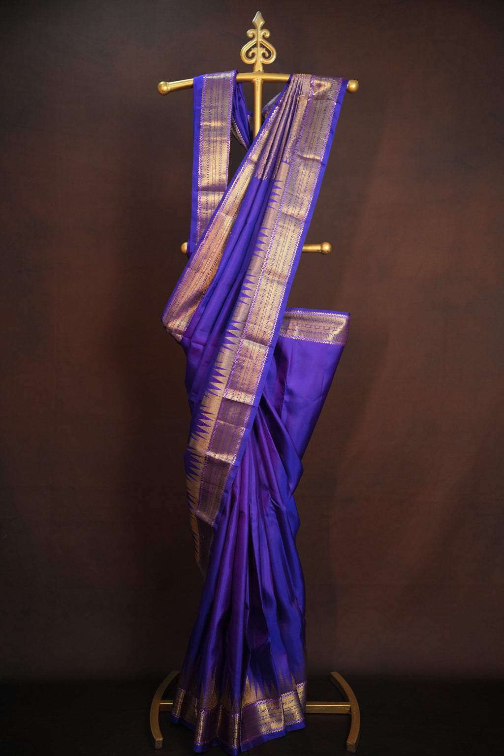 Kanchi Vintage Classic Collection Saree in Royal Blue