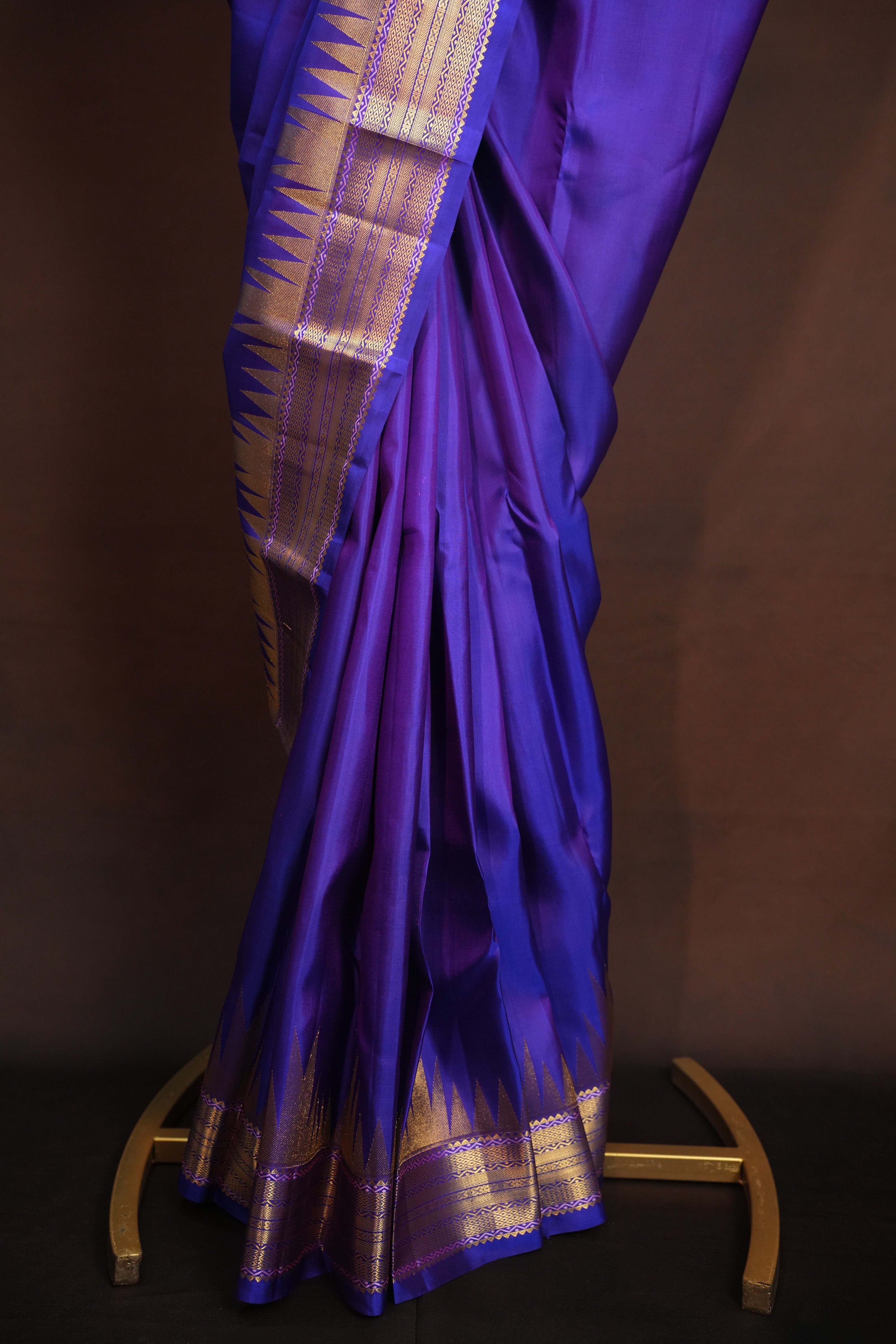 Kanchi Vintage Classic Collection Saree in Royal Blue
