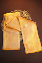 Golden Kanchipuram Pattu Jari Wrap Saree