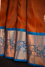 Copper Brown Kanchipuram Vintage Collection Saree
