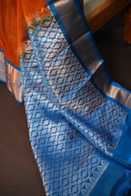 Copper Brown Kanchipuram Vintage Collection Saree