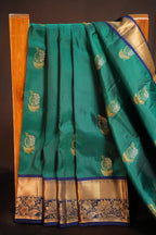Emerald Green Kanchipuram Vintage Collection Saree