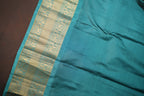 Rust Orange Kanchipuram Vintage Saree with Contrast Border