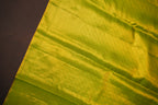 Olive Green Kanchipuram Pattu Jari Wrap Saree