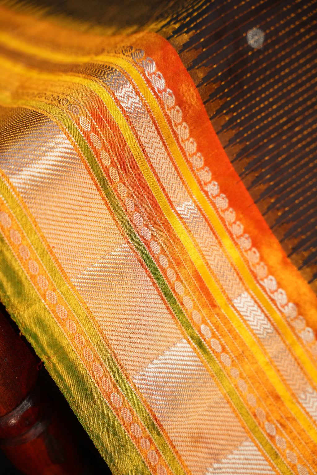 Gadwal Muniya Border Saree