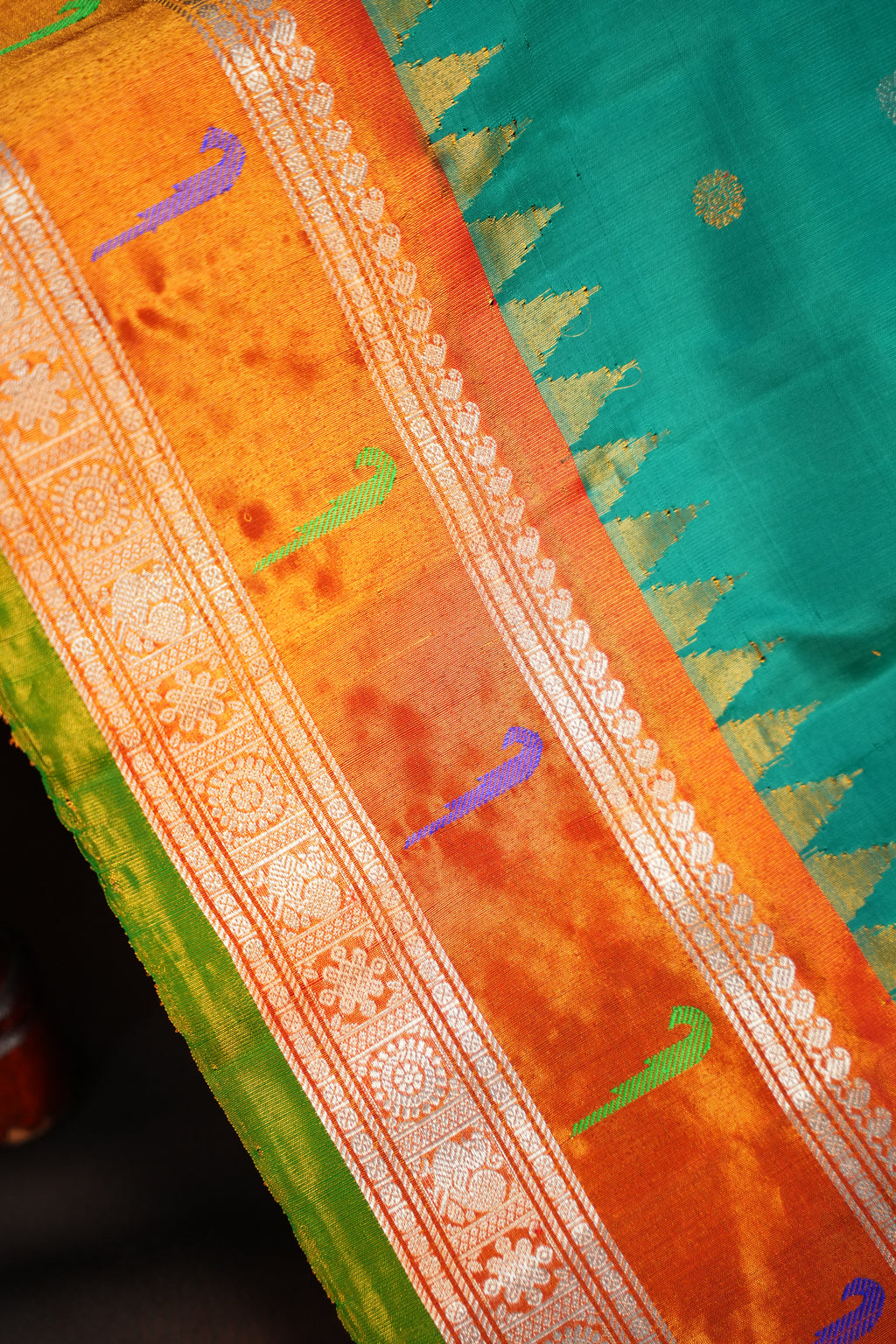 Gadwal Muniya Border Saree