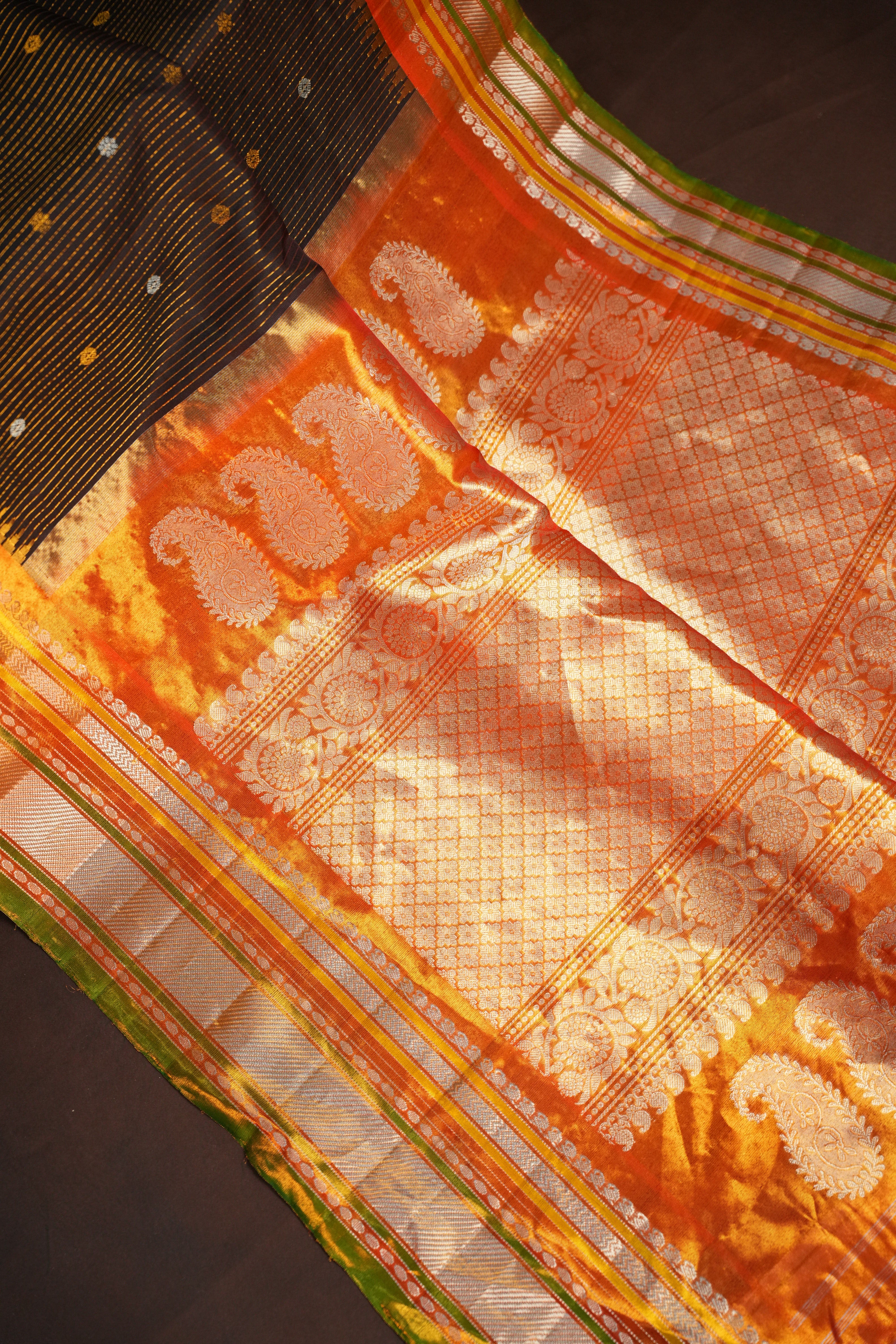 Gadwal Muniya Border Saree